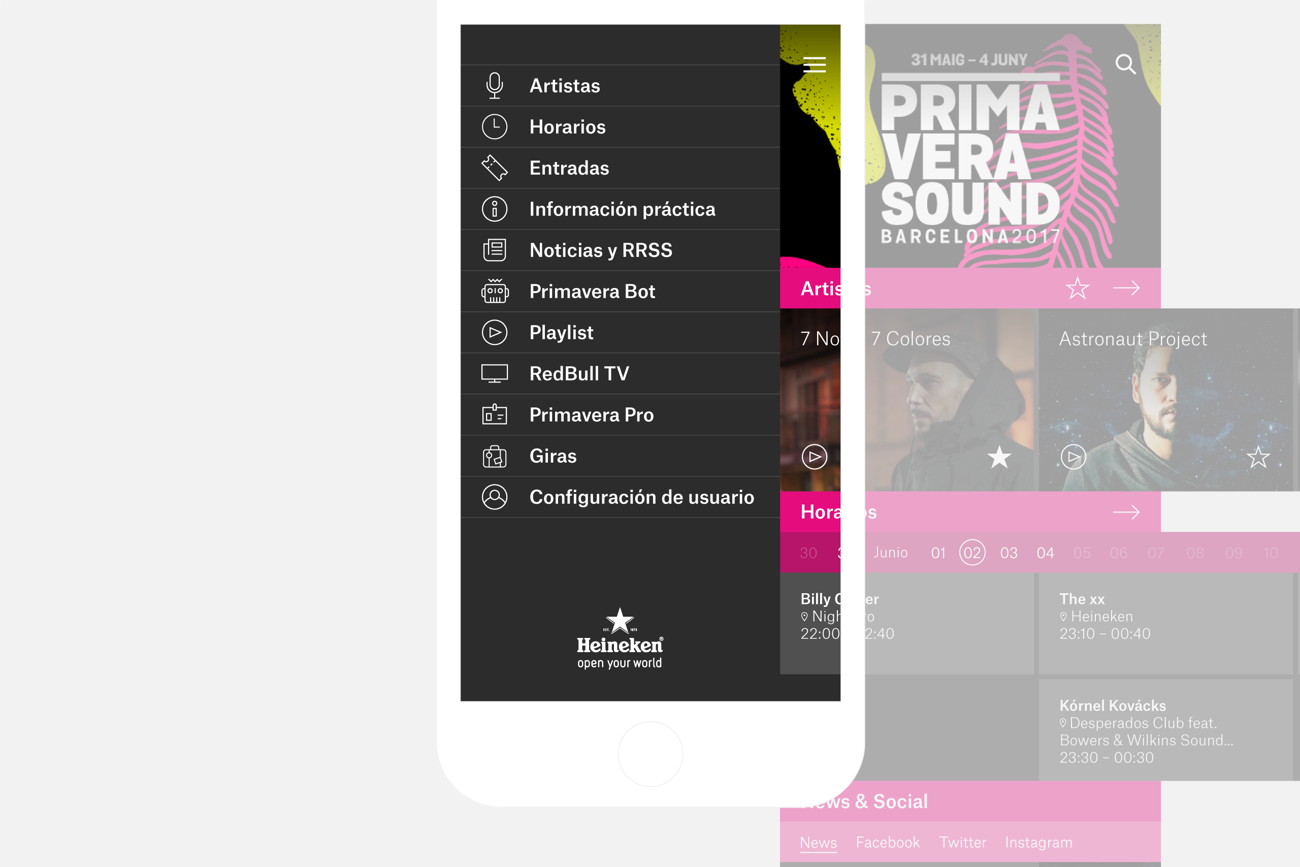 Primavera Sound — App — Forma